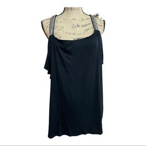 Plus size Jennifer Lopez Cold Shoulder T shirt 👕